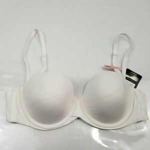 Maidenform Self Expressions Women's Bra White Size 34D Convertible Push-Up, NWT
